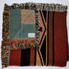 Pure Country Weavers Mesquite Earth Blanket - Southwest Native American Inspired - Gift Tapestry Throw Woven from Cotton - Made in The USA (72x54) view 4