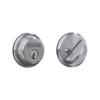 Schlage B60 N 626 Deadbolt, Keyed 1 Side, Highest Residential Security, Satin Chrome view 4