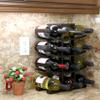 Oceanstar WR1132 12-Bottle Bamboo Wine Rack, Dark Espresso view 3