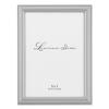 Lawrence Frames Brushed Silver Plated Metal Picture Frame, 5x7 view 1
