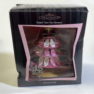 Hallmark Keepsake Ornament - Barbie Shoe Tree 45th Anniversary 2004 (QHB6604)