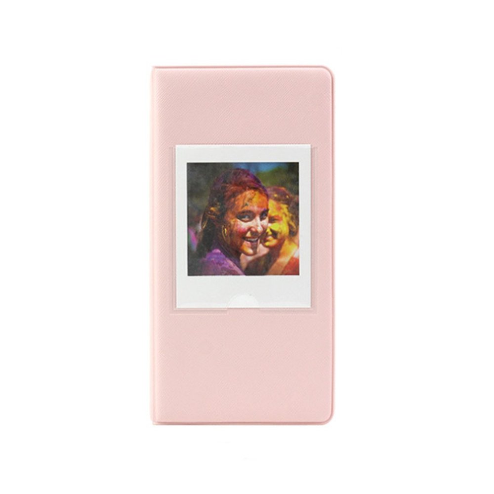CLOVER 64 Pockets Photo Album Book for Fujifilm Instax Square SQ10 SQ6 SP-3 Instant Camera Films - Pink