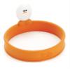 MSC International FBA_50600 50666 Joie Eggy 3.5" Non-Stick Silicone Compact Egg Ring with Folding Handle, Orange view 2