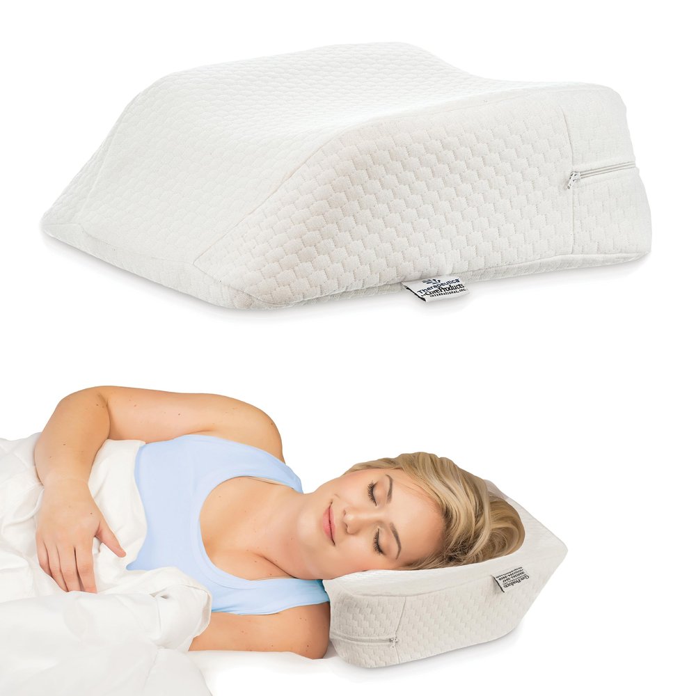 Therapeutica Travel Pillow, Firm Orthopedic Support, Average