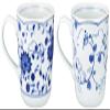 Sunupii 630740 Indigo Arabesque Pair Mug Set, Arabesque / Grape (Comes in a Gift Box), Mother's Day, Gift, Gift view 2