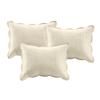 Madison Park Daybed Cover Set Damask Quilted Cover for Daybeds, All Season, Pre-washed Cotton-Filled Coastal Bedding with Scallop Edge, Shams, Bedskirt, Dcor Pillows, Tuscany, Cream, 39"x75", 6 Piece view 3