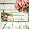 Item 95 Vintage Style Rose Cottage Welcome Sign view 2