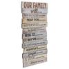 Lighthouse Christian Products Our Family Will Love One Another Rustic Stacked Pallet 8.5 x 16.5 Wood Wall Plaque view 2