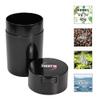 Tightvac 1 oz to 6 ounce - Patented Airtight Container | Multi-use Vacuum Container Works as Smell Proof Containers for Herbs and Dry Goods. Black view 2