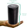 Tightvac 1 oz to 6 ounce - Patented Airtight Container | Multi-use Vacuum Container Works as Smell Proof Containers for Herbs and Dry Goods. Black view 3