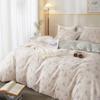 HighBuy Boho Floral Duvet Cover Queen Cotton Aesthetic Bedding Set Coquette Comforter Cover Set Reversible Green Garden Lightweight Soft Zipper Closure Breathable Queen Bedding Duvet Cover Set view 2