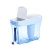 ZeroWater 30 Cup Ready-Pour 5-stage Water Filter Dispenser, NSF Certified To Reduce Lead, Other Heavy Metals And PFOA/PFOS, White And Blue view 1