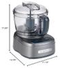 Cuisinart ECH-4GM Elemental Chopper Grinder, Gun Metal view 3