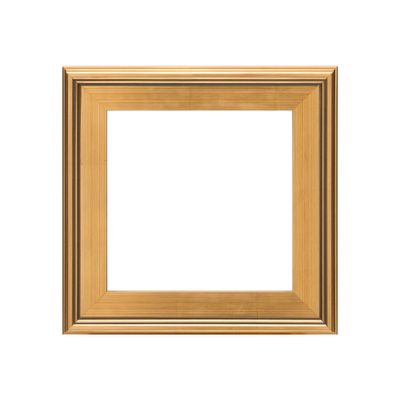 Creative Mark Plein Air Style Frame, Hand Leafed Gold, 12x12-2.75" Wide Moulding with 1/2" Rabbet Depth, Open Back W/O Glazing, Museum Quality, For Art Panels, Stretched Canvas, Pictures & More