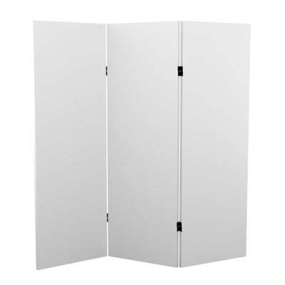 4 ft. Short Do It Yourself Canvas Folding Screen - 3 Panel