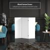 4 ft. Short Do It Yourself Canvas Folding Screen - 3 Panel view 2