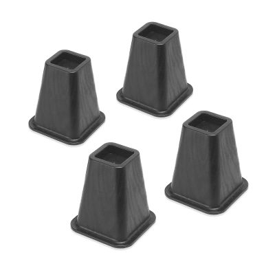 Whitmor Bed Risers - Black (Set of 4)