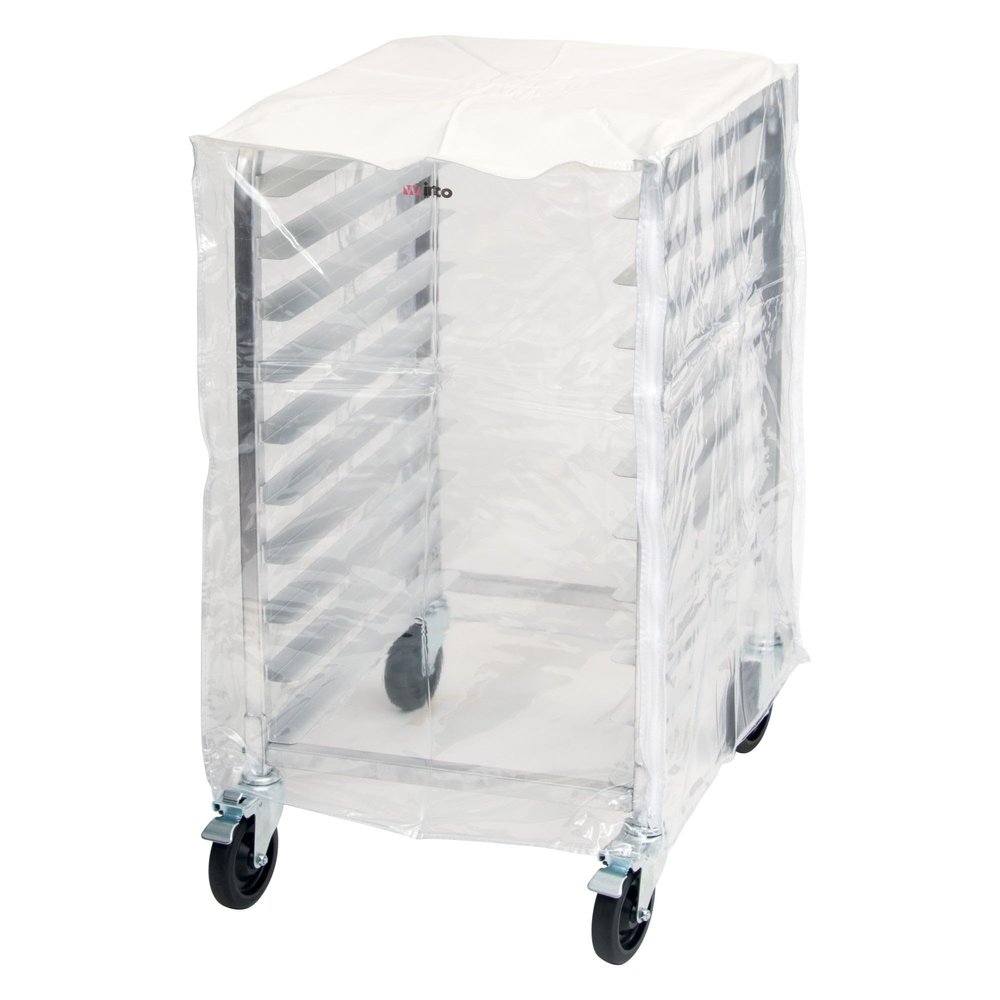 Winco Cover for 10-Tier Sheet Pan Rack ALRK-10 and ALRK-10BK,Clear,Medium