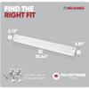 Rev-A-Shelf 30" Tip-Out Plastic Sink Tray for Kitchen and Bathroom Base Cabinets, Large Pullout Vanity Shelf Home Organizer, White, LD-6591-30-11-1 view 3