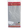 Party Dimensions Plastic Rectangular 54"x108" | Silver | 1 Pc Table Cover (41218) view 1