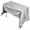 Party Dimensions Plastic Rectangular 54"x108" | Silver | 1 Pc Table Cover (41218) view 2