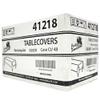 Party Dimensions Plastic Rectangular 54"x108" | Silver | 1 Pc Table Cover (41218) view 4