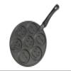 Nordic Ware Smiley Face Pancake Pan Silver, 10 1/2 inch diameter view 1