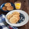 Nordic Ware Smiley Face Pancake Pan Silver, 10 1/2 inch diameter view 4
