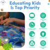 Tot Talk Explore The Jungle Educational Placemat for Kids  Made in USA  Durable, Double-Sided, Jungle Placemat with Animal Facts, Coloring & Multilingual Names Waterproof Wipeable, 17.5 x 11.5 view 3