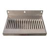 6" x 12" Stainless Steel Wall Mount Draft Beer Drip Tray view 1