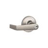 J-Series by Schlage Marin Door Lever with Standard Trim, Keyed Entry Lock, Satin Nickel, J54 MAR 619 view 1