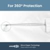 Full Size SafeRest Premium Waterproof Lab Certified Bed Bug Proof Zippered Mattress Encasement (Fits 9 - 12 in. H) - Designed For Complete Bed Bug, Dust Mite and Fluid Protection view 4