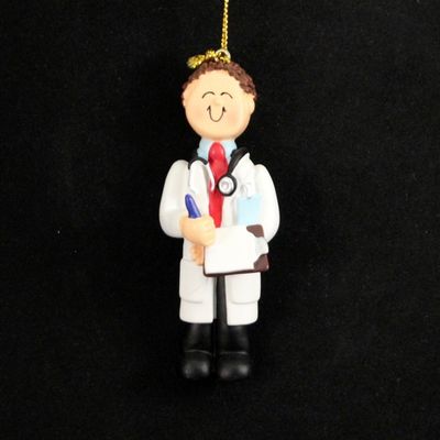 Ornament Central Doctor Ornament - Male - Brown