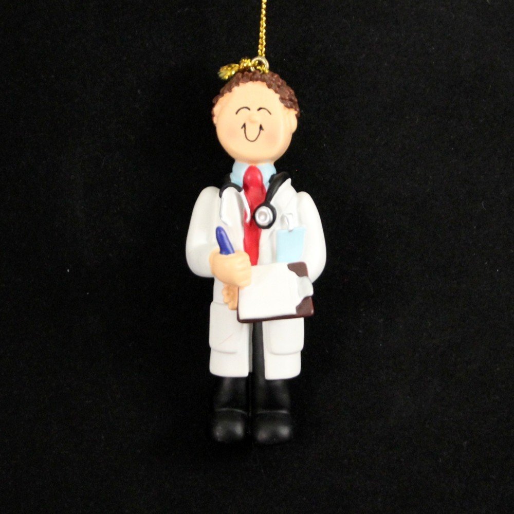 Ornament Central Doctor Ornament - Male - Brown