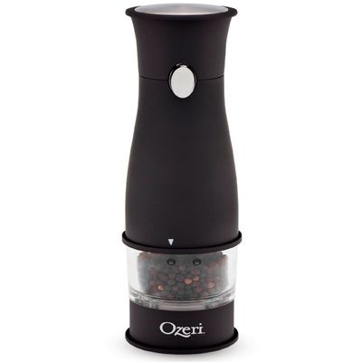 Ozeri Artesio Soft Touch Electric Pepper Mill and Grinder, BPA-Free