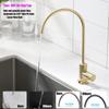 Havin Gold Drinking Water Faucet,Brushed Gold Reverse Osmosis Faucet,Water Filter Faucet for Kitchen Sink Use,Beverage Faucet,Lead-Free Stainless Steel(Brushed Gold) view 3