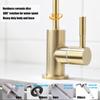 Havin Gold Drinking Water Faucet,Brushed Gold Reverse Osmosis Faucet,Water Filter Faucet for Kitchen Sink Use,Beverage Faucet,Lead-Free Stainless Steel(Brushed Gold) view 4