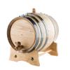3 Liter American Oak Aging Barrel | Handcrafted using American White Oak | Age your own Whiskey, Beer, Wine, Bourbon, Rum, Tequila & More... view 1