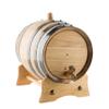 3 Liter American Oak Aging Barrel | Handcrafted using American White Oak | Age your own Whiskey, Beer, Wine, Bourbon, Rum, Tequila & More... view 2