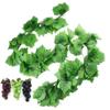 Hecaty 12 Strands 90 ft Artificial Fake Grape Vines with 3 Strings Grapes, Hanging Plant Large Leaves Garland for Wedding Party Store Home Indoor Outdoor Garden Spring Decor view 1