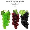 Hecaty 12 Strands 90 ft Artificial Fake Grape Vines with 3 Strings Grapes, Hanging Plant Large Leaves Garland for Wedding Party Store Home Indoor Outdoor Garden Spring Decor view 2