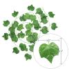 Hecaty 12 Strands 90 ft Artificial Fake Grape Vines with 3 Strings Grapes, Hanging Plant Large Leaves Garland for Wedding Party Store Home Indoor Outdoor Garden Spring Decor view 3