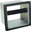 Rattleware Stainless Steel Open Bottom Knock Box Chute - Heavy Duty Espresso Grounds Disposal Tool with Welded Rubber Bar Fits Coffee Stations, Cafe, Restaurant, Hotel, Barista Home (6 x 5.5 x 4) view 1