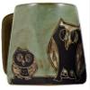 One (1) MARA STONEWARE COLLECTION - 12 Ounce Coffee Cup Collectible Square Bottom Mug - Owl Bird Design view 2