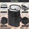 opux 2 Bottle Wine Carrier Tote, Insulated Leakproof Wine Cooler Bag, Wine Travel Bag Tote for Picnic BYOB Beach, Portable Wine Bottle Carrying Case, Gift for Wine Lover Women Men Christmas view 4