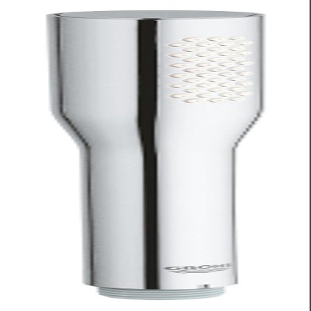 GROHE Vitalio Get Stick  Hand Shower 1 Spray Pattern (Water Saving 9.5 l/min Flow Limiter, Easy Clean Anti-Limescale System, Universal Mounting System), Plastic, Chrome, 27458000