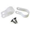 3/8 Inch Rope Light P-Style Mounting Clips (50 Pack) view 2
