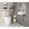 Deco 79 Metal Scroll Toilet Paper Holder with Space to Hold 3 Rolls, 8" x 6" x 24", Cream view 2