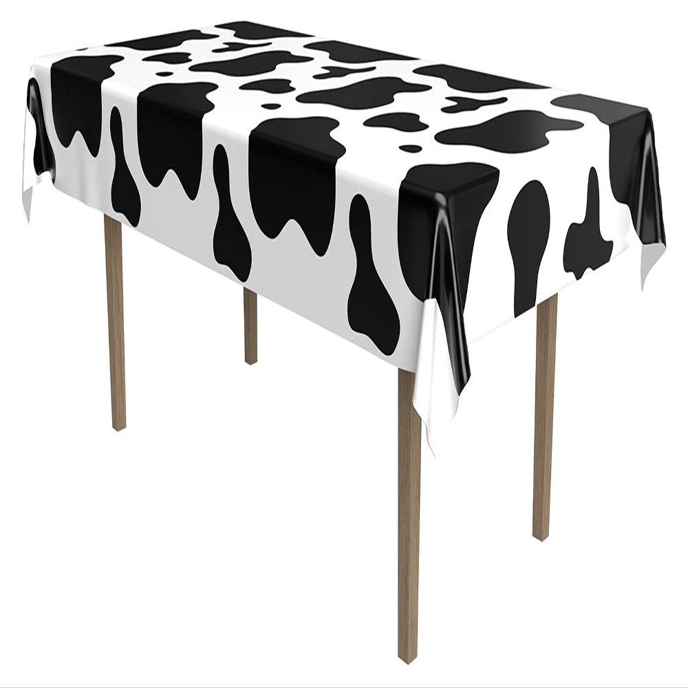 Beistle Cow Print Tablecover