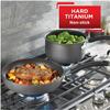 T-Fal Ultimate Hard Anodized Nonstick Fry Pan Set 2 Piece, 8, 10 Inch, Oven Broiler Safe 400F, Kitchen, Cookware, Pots and Pans Set Non Stick, Frying Pans, Dishwasher Safe, Black view 3